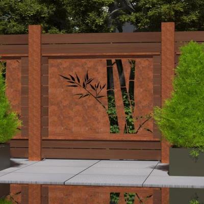 China Morden factory price corten 2mm steel gazebo in stock for decoration for sale