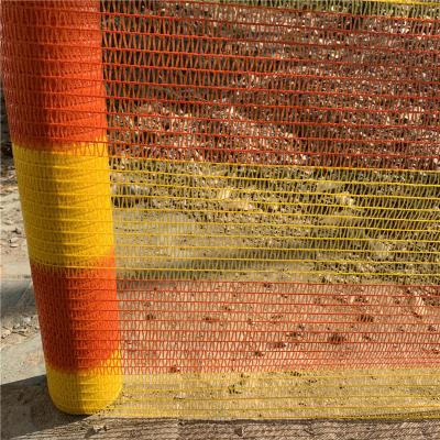 China Orange construction site guardrail and yellow barrier manufacturing for sale