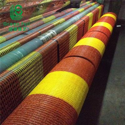 China Construction Site Guardrail Barrier Safety Net Roll - Orange/Yellow (1 x 50m) for sale