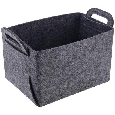 China TB-A001 Daily Storage Ecological Cycle Felt Fabric Home Storage Basket for sale