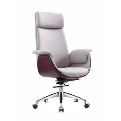 China Adjustable Luxury Leather Executive Classic Chair Design (Height) Office Rolling Ergonomic Chair for sale