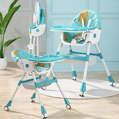 China Kids Modern Portable Foldable Umpire Chair For Dining Room Baby Multifunctional Feeding Chair With Adjustable for sale