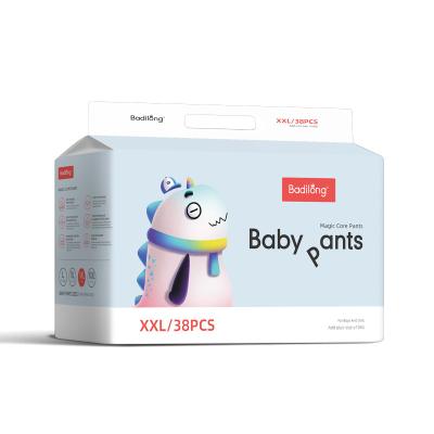 Китай Hot selling disposable baby diapers biodegradable diapersnappies babi diaper pant manufacturers made in china продается