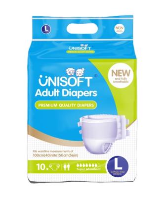 Cina Disposable Adult Diaper High Absorbency Soft Breathable Adult Diaper cheap adult diapers in vendita