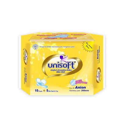 中国 Wholesale sanitary pads menstrual pad anion sanitary napkin women 販売のため