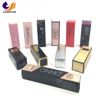 China Recycled Materials Wholesale Custom Logo Printed Luxury Magnetic Foldable Gift Paper Lip Gloss Packaging Box for sale