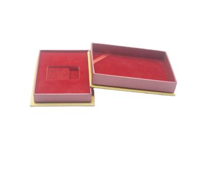 China Recycled Materials Bespoke Logo Paper Customized Gift Lid And Base Jewelry Box For Gift for sale