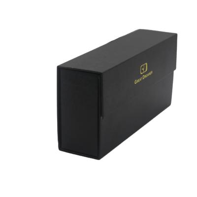 China Wholesale High Quality Recycled Materials Black Custom Magnetic Box With Magnetic Lid for sale