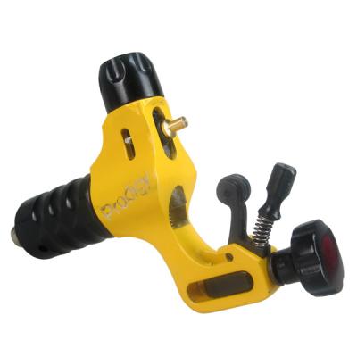 China Pro Prodigy Rotary Tattoo Machine Gun Shader and Liner Yellow for sale