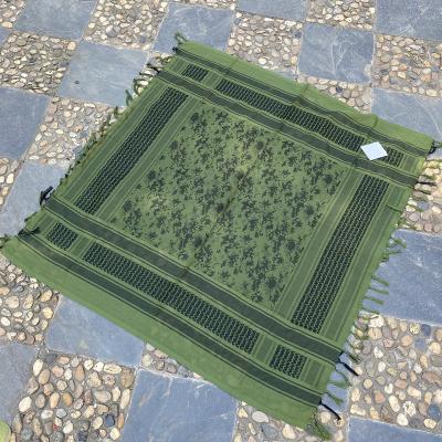 China 100% Polyester Man Fashion Winter Outdoor Cotton Arab Military Shemagh Scarf for sale