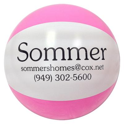 China Customized Promotional Toy Hot Selling Inflatable Ball Logo Printing PVC Beach Ball for sale