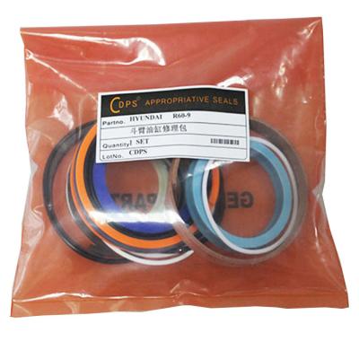 China Excavator Hot Sale Bucket Cylinder Gasket Kit Apply For R60-9 Excavator for sale