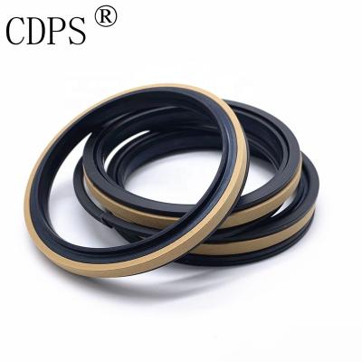 China Crawler Excavator Hydraulic Cylinder Mechanical Excavator Parts SPGW Type Piston Seal Hydraulic Cylinder Seal Kit for sale