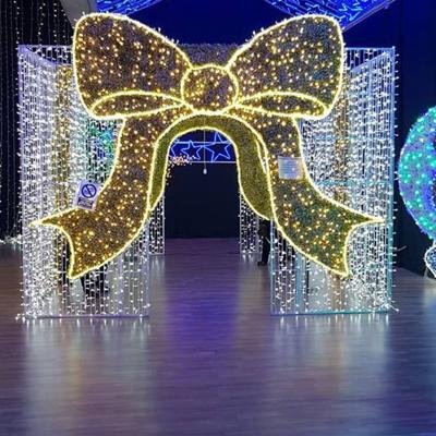 China Large Commercial Use Christmas Decoration Outdoor Waterproof Gift Box Led Light for sale