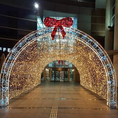 China Outdoor Led Static Or Glitter Wedding Decoration 3d Arch Light for sale