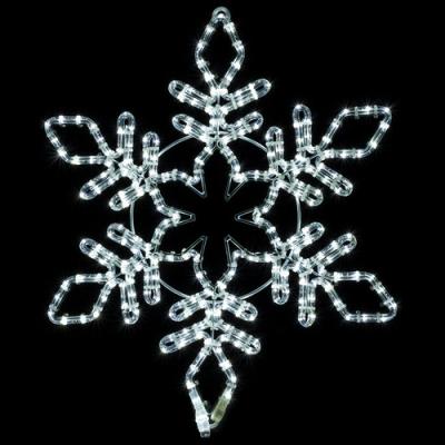 China Hot Selling Static or Flicker IP65 LED 2D Pattern Snowflake Outdoor Decoration Light for Xmas Party Christmas LED Light for sale