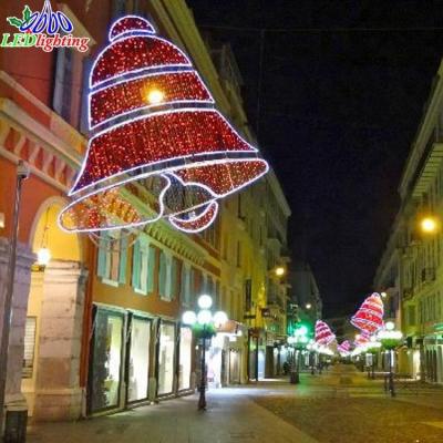 China Static or Flicker Shopping Mall Christmas Decoration Light Bell Pattern Light for sale