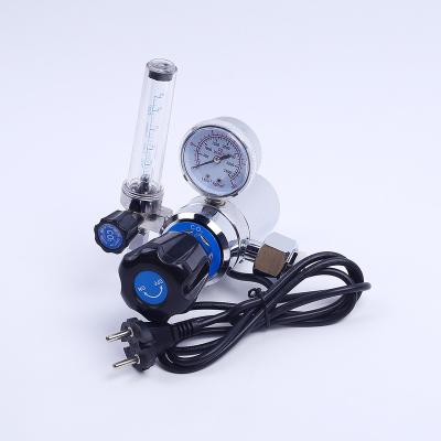 China Adjust Argon Regulator With CGA580 Flow Meter TIG Welder MIG Welding CO2 Regulator Pressure Gauge for sale