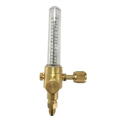 China Adjust Single Flow Meter Flow Indicator With Female 1/4-Inch Flare Inlet Connection Argon Nitrogen Regulator for sale