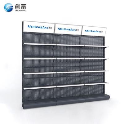 China Single-Sided Display Supermarket Commodity Storage Wine Storage Factory OEM Market Shelves Intelligent Gondola for sale