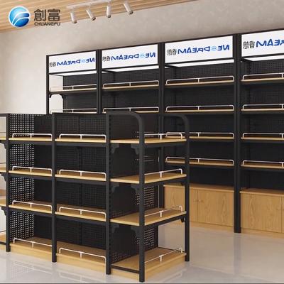 China Single Sided Fashionable Grocery Shelves Gondola Shelving Unit For Supermarket Display for sale