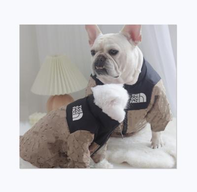 China Sustainable Luxury Pet Clothes Classic Design New Fashion Dog Coat British Brand G for sale