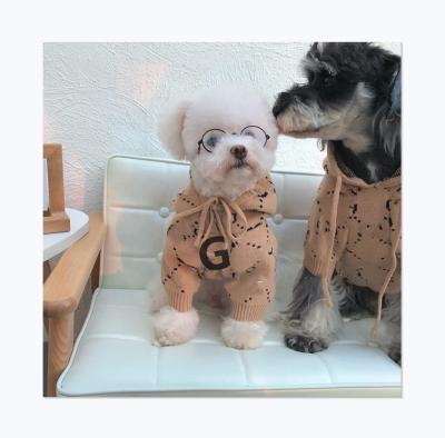 China Hot-selling New Design Viable Pet Clothes Dog Thick Coat Style Brand Trend Winter Warmth Hoodie for sale