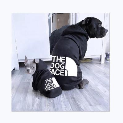 China Sustainable international trend fashion luxury sports brand street style designer LOGO hoodie dog clothes for sale