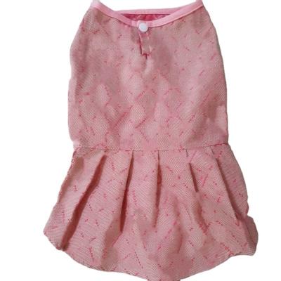 China Sustainable Luxury Pink Dog Dress Skirt Fashion Pet Dress For Sled Dog for sale