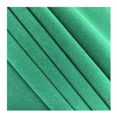 China Jiaxing Tear-Resistant Flocking Factory Make Woven Collated Fabric Velvet Flocking Cloth Color Green Blue For Packing for sale