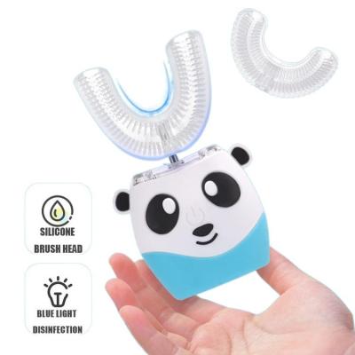 China Soft Electric Cartoon Silicone Child Smart Toothbrush For Children for sale