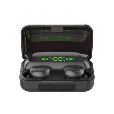 China Wireless Stereo Earbuds Touch Control 8D Edge Earbuds LED Display F9-5 Waterproof Headphones Tws With Powerbank 2000mAh for sale