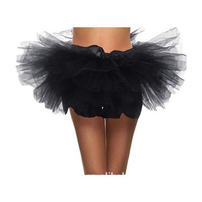 China Ballet Breathable Professional Mesh Tutu Products High Demand Breathable Professional Mesh Tutu Skirt 5Layers Mini tutu Cosplay for sale