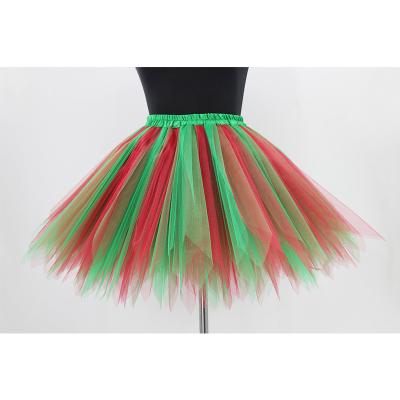 China 2021 Hot Selling New Dance Costumes Wholesale Professional Chiffon Puffy Tutus Breathable Casual Skirt for sale