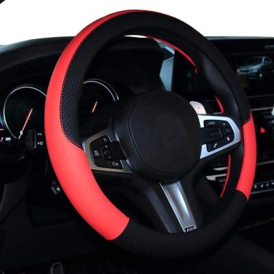 China Newest Design 15 Inch Universal Breathable Gutsbox 2020 Auto Steering Wheel Cover Sweat-absorbent Anti-Skid for sale