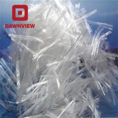 China Dawnview Concrete Reinforcement 3-19mm pp Synthetic Mirco Fiber for Cement Reinforcement and Concrete Additive for sale