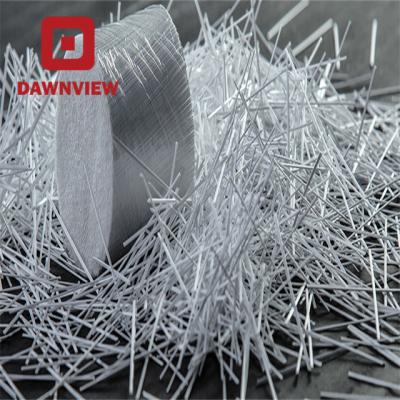 China Concrete Reinforcement Dawnview Embossed Polypropylene Macro Synthetic Fiber For Concrete Reinforcement for sale