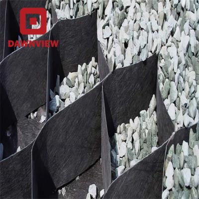 China Dawnview 50mm Industrial Height HDPE Geocell Plastic Gravel Grating For High Way Construction for sale