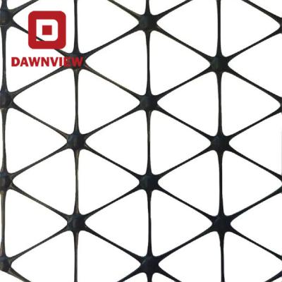 China Industrial Chinese Supplier High Strength Polypropylene PP Plastic Geogrid Dawnview Biaxial Geogrid for sale