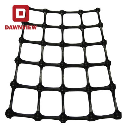 China Dawnview Industrial Asphalt Fiberglass Geogrid Plastic Geogrid for Road Paving Material and Road Reinforcement for sale