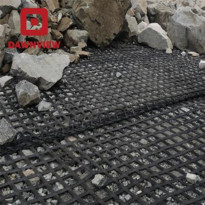 China Industrial Uniaxial Soft Geogrid Soil Reinforcement Dawnview Geogrid Chinese Supplier for sale