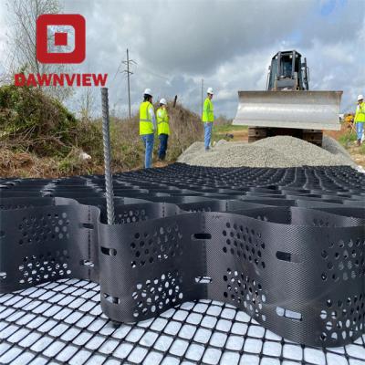 China Dawnview China Industrial HDPE Road Geocell Honeycomb Gravel Hot Selling Stabilization For Road Reinforcement for sale