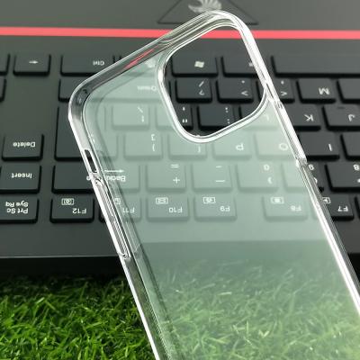 China Full Protective Well/Handle/Transparent Clear PC Mobile Phone Cover Light Weight 1mm Case For iPhone 13 mini 13 pro max for sale