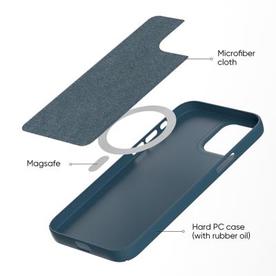 China Mag Safe PC Phone Charging Scratchproof Phone Case Anti-drop Magnetic Support Radio Case For iPhone 13 mini for sale