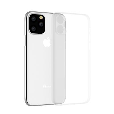 China Anti-Scratch/Fingerprint/Dirt For iPhone 11 Pro TPU Case 0.6mm Shockproof Super Thin Bumper Cover For iPhone 11 For iPhone11 Pro Case Max Crystal Clear for sale