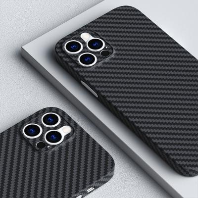 China Minimalist Pit/Grip/Lightweight Carbon Fiber Phone Book Case For iPhone 13 Pro 0.35mm Max Ultra Thin Carbon Fiber Pattern PP Case For iPhone 13 Pro for sale