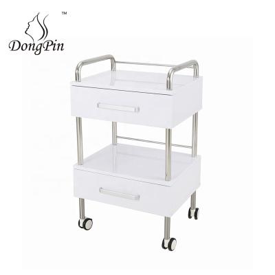 China Contemporary Trolley Hair Salon Beauty Trolley Tool Trolley Facial Trolley with Drawers and Wheels for sale