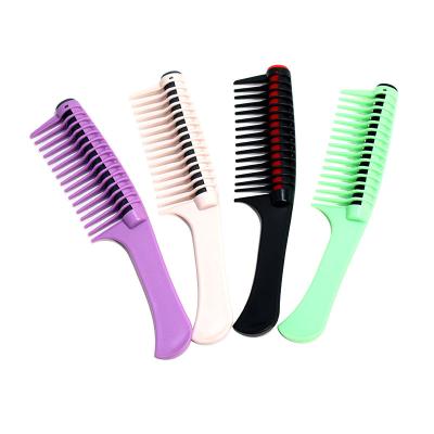 China Salon Hair Make New Coming Big Tooth Hair Comb Anti Knot Hair Brush Dye Hair Dye Styling Brush Hairdressing Roller Comb for sale