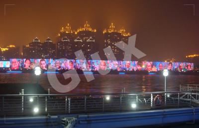 China P10mm Full Color Indoor Stadium Perimeter LED Display 5000cd/m2 for sale