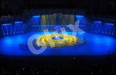 China Glux Stage / Stadium Perimeter Led Display Full Color Led Display Screen for sale